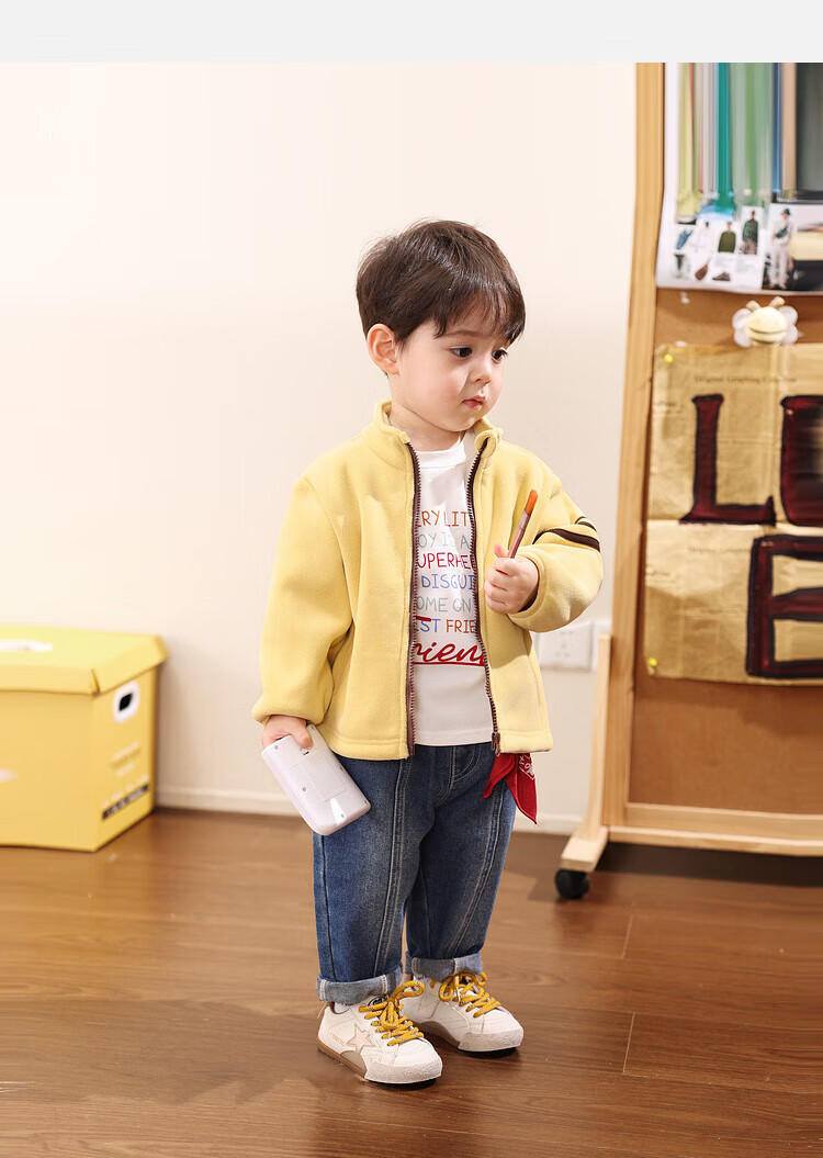 LUSON Little O Dad Boys' Baby Long Sleeve T-Shirt Spring Autumn 2025 New White Letter Cute Infant Top 16